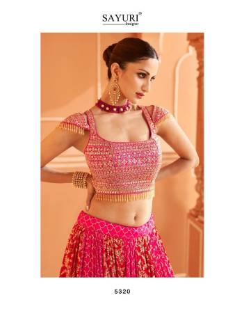 KALISHTA BY SAYURI GEORGETTE LEHENGA CHOLI MANUFACTURER IN INDIA